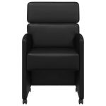Casa si Gradina - Mobilier - Scaune si fotolii - Scaune - Scaune de dining 2 pcs Negru 58 x 65 x 98 cm Piele artificiala - Infinity.ro