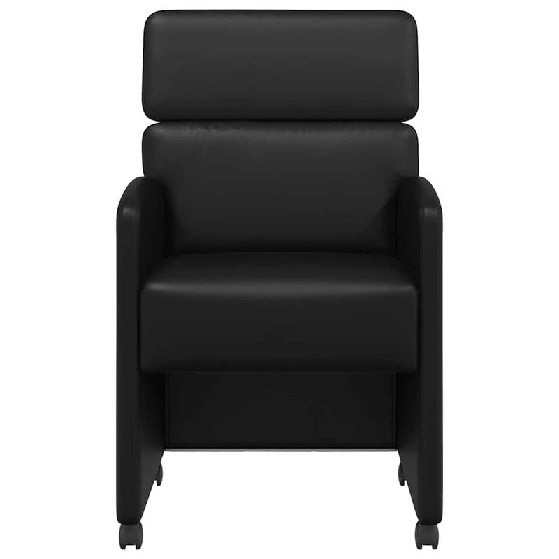 Casa si Gradina - Mobilier - Scaune si fotolii - Scaune - Scaune de dining 2 pcs Negru 58 x 65 x 98 cm Piele artificiala - Infinity.ro