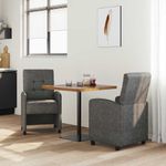 Casa si Gradina - Mobilier - Scaune si fotolii - Scaune - Scaune de dining 2 pcs Negru 57 x 67 x 98 cm Piele artificiala - Infinity.ro