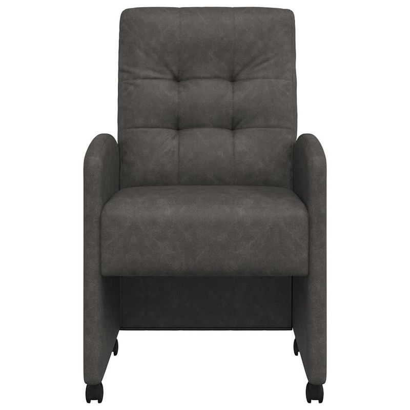 Casa si Gradina - Mobilier - Scaune si fotolii - Scaune - Scaune de dining 2 pcs Negru 57 x 67 x 98 cm Piele artificiala - Infinity.ro