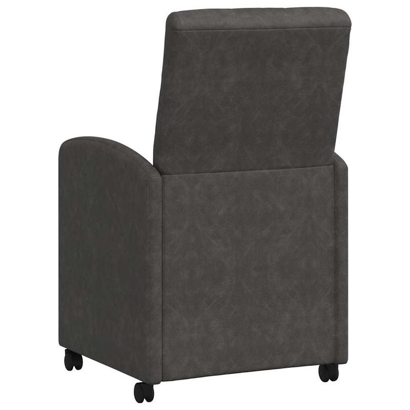 Casa si Gradina - Mobilier - Scaune si fotolii - Scaune - Scaune de dining 2 pcs Negru 57 x 67 x 98 cm Piele artificiala - Infinity.ro