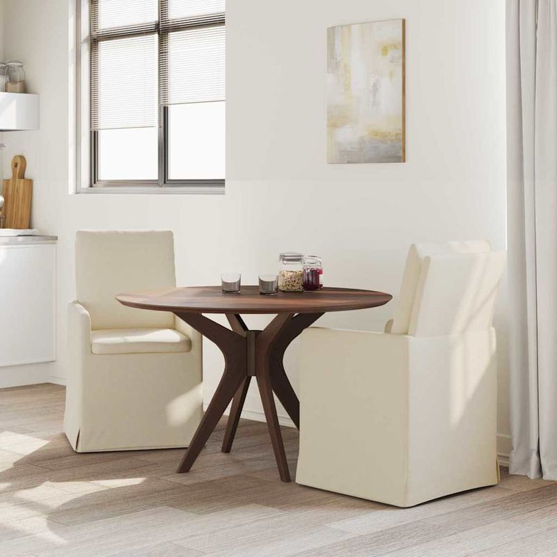 Casa si Gradina - Mobilier - Scaune si fotolii - Scaune - Scaune de dining 2 pcs Bej 57 x 67 x 98 cm in - Infinity.ro