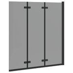 Casa si Gradina - Sanitare - Cazi si cabine de dus - Cabine dus - Incarcare dus Manual Negru 130 x 138 cm Sticla ESG si aluminiu - Infinity.ro