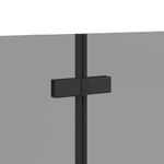Casa si Gradina - Sanitare - Cazi si cabine de dus - Cabine dus - Incarcare dus Manual Negru 130 x 138 cm Sticla ESG si aluminiu - Infinity.ro