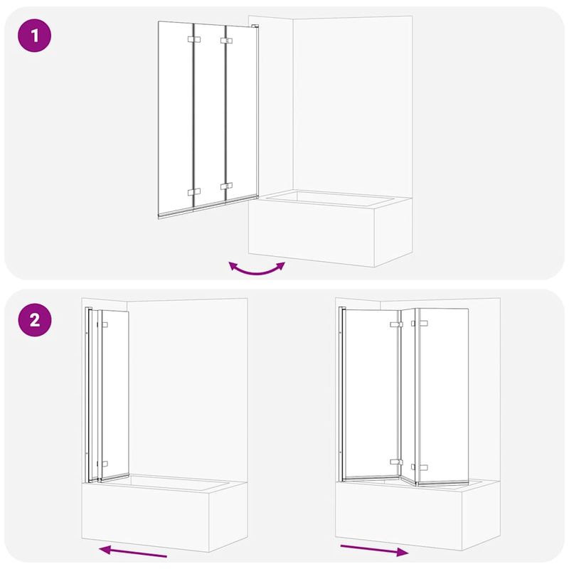 Casa si Gradina - Sanitare - Cazi si cabine de dus - Cabine dus - Incarcare dus Manual Negru 130 x 138 cm Sticla ESG si aluminiu - Infinity.ro