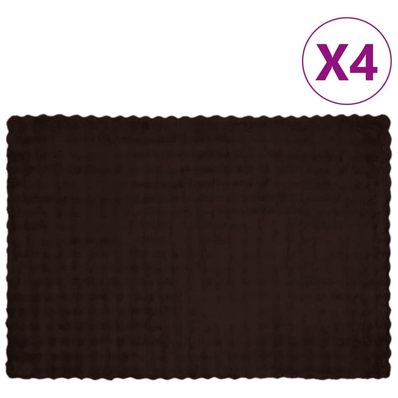 Casa si Gradina - Textile si covoare - Pături și cuverturi - Pături - Patura din Blana sintetica de Iepure 4 pcs Culoare Camila - Infinity.ro