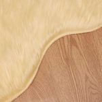 Casa si Gradina - Textile si covoare - Covoare - Covoare casa - Covor Faux din Lana de oaie Crem 80 x 120 cm Poliester - Infinity.ro