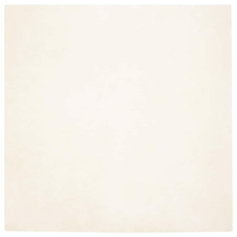 Casa si Gradina - Textile si covoare - Covoare - Covoare casa - Covor din Blana Faux de Iepure Alb 200 x 200 cm Poliester - Infinity.ro