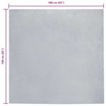 Casa si Gradina - Textile si covoare - Covoare - Covoare casa - Covor din Blana Faux de Iepure Gri 160 x 160 cm Poliester - Infinity.ro