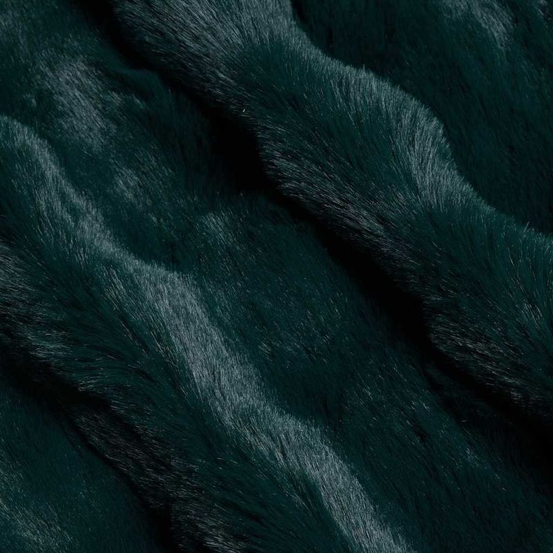 Casa si Gradina - Textile si covoare - Pături și cuverturi - Pături - Patura din Blana sintetica de Iepure 4 pcs Verde inchis - Infinity.ro