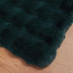 Casa si Gradina - Textile si covoare - Pături și cuverturi - Pături - Patura din Blana sintetica de Iepure 4 pcs Verde inchis - Infinity.ro