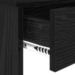 Casa si Gradina - Mobilier - Comode si corpuri - Masute de toaleta - Masa de Imbracat cu Oglinda Stejar Negru 96 x 39 x 142 cm - Infinity.ro