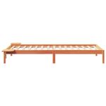 Casa si Gradina - Mobilier - Paturi si accesorii - Paturi - Cadru de pat cu mese laterale Maroniu cerat 80 x 210 cm - Infinity.ro