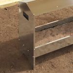 Petshop - Accesorii petshop - Castroane si adapatori - JGHEAB pentru hranit pui Argintiu 81 x 32 x 53,5 cm - Infinity.ro