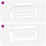 Petshop - Accesorii petshop - Castroane si adapatori - JGHEAB pentru hranit pui Argintiu 81 x 32 x 53,5 cm - Infinity.ro