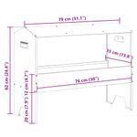 Petshop - Accesorii petshop - Castroane si adapatori - Jgheab pentru hranirea animalelor Argintiu 79 x 35 x 62 cm - Infinity.ro