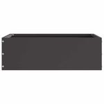 Casa si Gradina - Gradina si terasa - Garduri, panouri si accesorii - Margine pentru gazon Negru 40 x 40 x 13 cm Otel - Infinity.ro