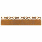 Casa si Gradina - Gradina si terasa - Garduri, panouri si accesorii - Borduri pentru gazon 20 pcs Ruginit 103 x 0,05 x 22 cm - Infinity.ro