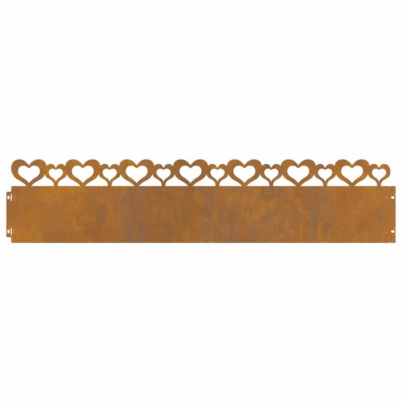 Casa si Gradina - Gradina si terasa - Garduri, panouri si accesorii - Borduri pentru gazon 20 pcs Ruginit 103 x 0,05 x 22 cm - Infinity.ro