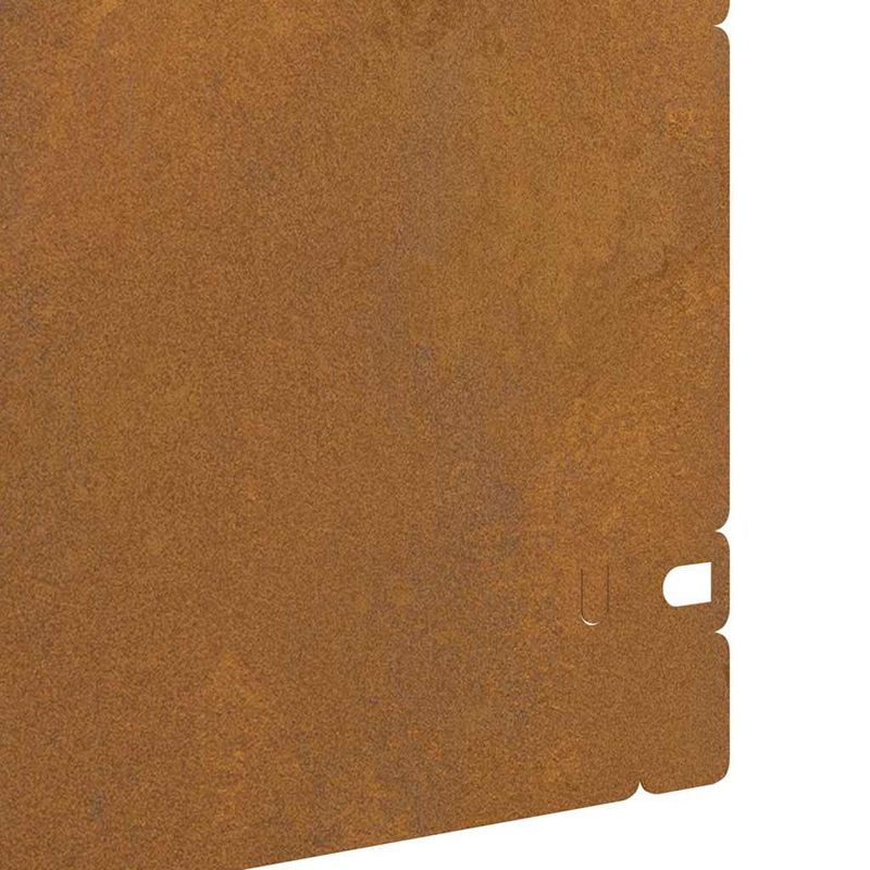 Casa si Gradina - Gradina si terasa - Garduri, panouri si accesorii - Borduri pentru gazon 20 pcs Ruginit 103 x 0,05 x 22 cm - Infinity.ro