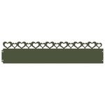Casa si Gradina - Gradina si terasa - Garduri, panouri si accesorii - Borduri pentru gazon 20 pcs Verde masliniu 103 x 0,05 x 22 cm - Infinity.ro