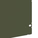 Casa si Gradina - Gradina si terasa - Garduri, panouri si accesorii - Borduri pentru gazon 20 pcs Verde masliniu 103 x 0,05 x 22 cm - Infinity.ro