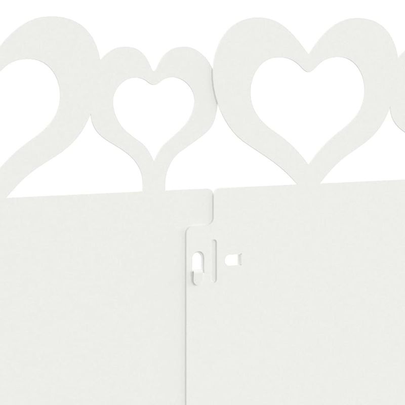 Casa si Gradina - Gradina si terasa - Garduri, panouri si accesorii - Borduri pentru gazon 30 pcs Alb 103 x 0,05 x 22 cm Otel - Infinity.ro
