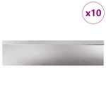 Casa si Gradina - Gradina si terasa - Garduri, panouri si accesorii - Garduri pentru melci 16 pcs Argintiu Otel inoxidabil - Infinity.ro