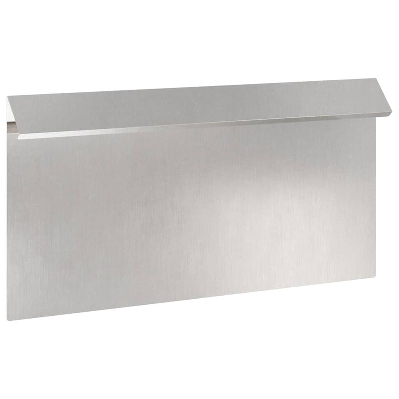 Casa si Gradina - Gradina si terasa - Garduri, panouri si accesorii - Gard pentru melci Argintiu 50 x 3,5 x 25 cm Otel inoxidabil - Infinity.ro