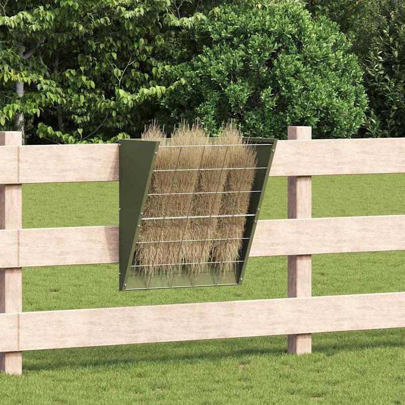 Petshop - Accesorii petshop - Castroane si adapatori - Feeder pentru Fan Suspendat Verde masliniu 61 x 33 x 66 cm - Infinity.ro