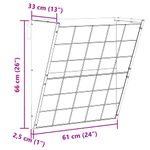 Petshop - Accesorii petshop - Castroane si adapatori - Feeder pentru Fan Suspendat Verde masliniu 61 x 33 x 66 cm - Infinity.ro