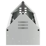 Petshop - Accesorii petshop - Castroane si adapatori - JGHEAB pentru hranit pui Argintiu 108 x 20,5 x 20 cm - Infinity.ro