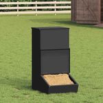 Petshop - Accesorii petshop - Castroane si adapatori - Feeder pentru porci Negru 55 x 51 x 91.5 cm - Infinity.ro
