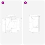 Petshop - Accesorii petshop - Castroane si adapatori - Urmarire pentru iepuri Verde masliniu 12,5 x 12,5 x 25 cm - Infinity.ro