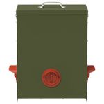 Petshop - Accesorii petshop - Castroane si adapatori - Feeder pentru pui Verde masliniu 32,5 x 20,5 x 43 cm - Infinity.ro