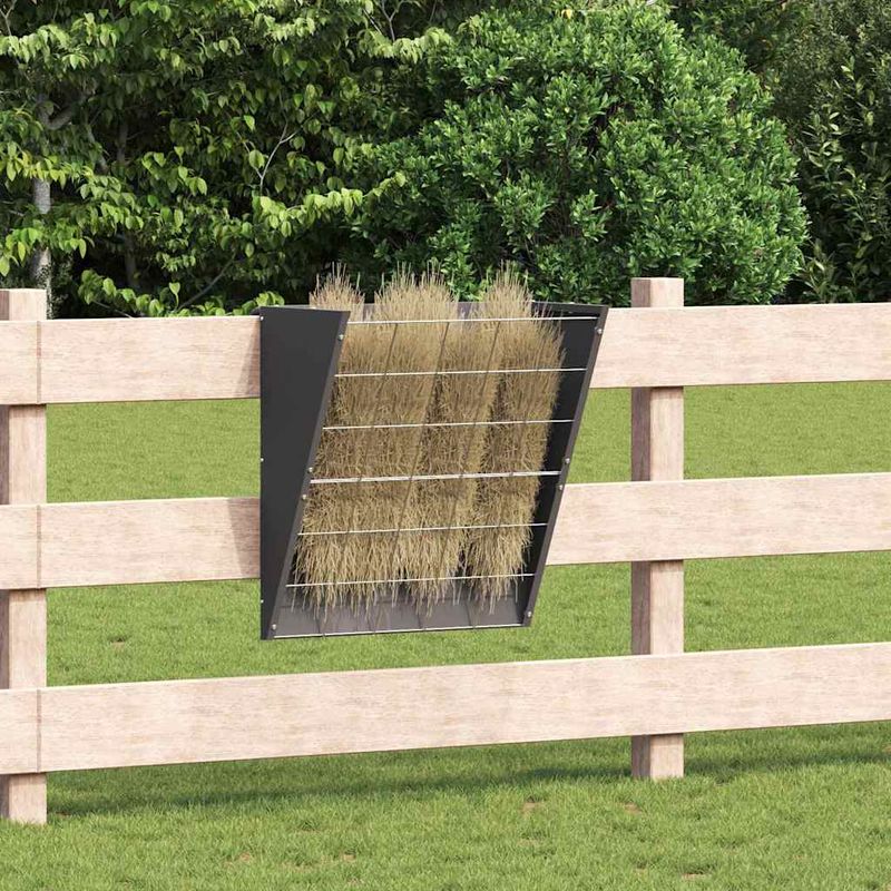 Petshop - Accesorii petshop - Castroane si adapatori - Feeder pentru Fan Suspendat Negru 61 x 33 x 66 cm - Infinity.ro