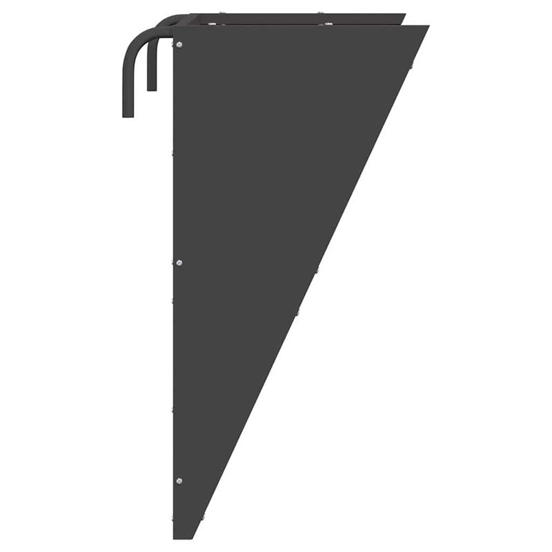Petshop - Accesorii petshop - Castroane si adapatori - Feeder pentru Fan Suspendat Negru 61 x 33 x 66 cm - Infinity.ro