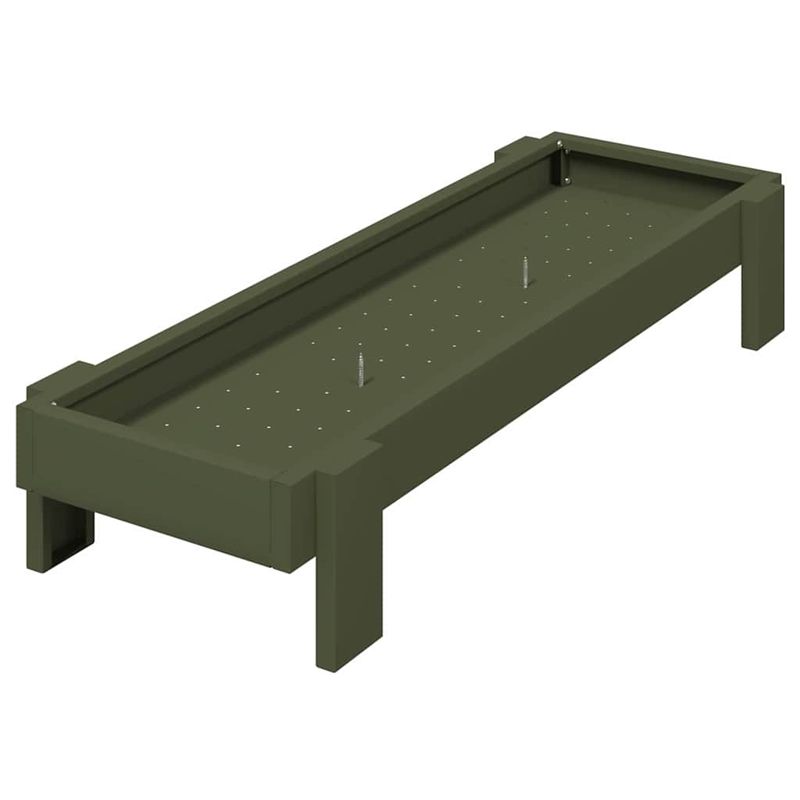 Petshop - Accesorii petshop - Castroane si adapatori - JGHEAB pentru hranit pui Verde masliniu 80 x 28 x 13.5 cm - Infinity.ro