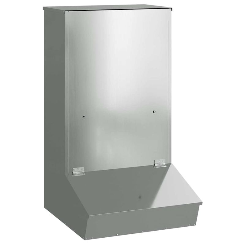 Petshop - Accesorii petshop - Castroane si adapatori - Feeder pentru porci Argintiu 55 x 51 x 91.5 cm Otel Galvanizat - Infinity.ro