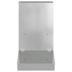 Petshop - Accesorii petshop - Castroane si adapatori - Feeder pentru porci Argintiu 55 x 51 x 91.5 cm Otel Galvanizat - Infinity.ro