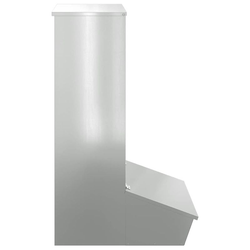 Petshop - Accesorii petshop - Castroane si adapatori - Feeder pentru porci Argintiu 55 x 51 x 91.5 cm Otel Galvanizat - Infinity.ro
