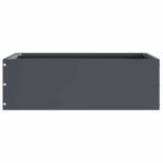 Casa si Gradina - Gradina si terasa - Garduri, panouri si accesorii - Margine pentru gazon 6 pcs Antracit 40 x 40 x 13 cm Otel - Infinity.ro