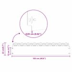 Casa si Gradina - Gradina si terasa - Garduri, panouri si accesorii - Borduri pentru gazon 30 pcs Negru 103 x 0,05 x 22 cm Otel - Infinity.ro