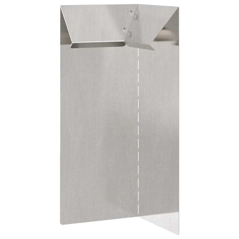 Casa si Gradina - Gradina si terasa - Garduri, panouri si accesorii - Gard pentru melci 4 pcs Argintiu 10 x 10 x 25 cm - Infinity.ro