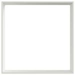 Casa si Gradina - Gradina si terasa - Garduri, panouri si accesorii - Margine pentru gazon Alb 60 x 60 x 13 cm Otel - Infinity.ro