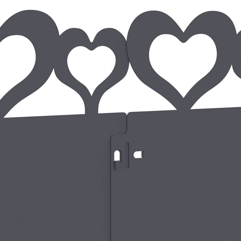 Casa si Gradina - Gradina si terasa - Garduri, panouri si accesorii - Borduri pentru gazon 20 pcs Antracit 103 x 0,05 x 22 cm Otel - Infinity.ro