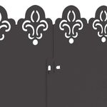 Casa si Gradina - Gradina si terasa - Garduri, panouri si accesorii - Borduri pentru gazon 10 pcs Negru 103 x 0,05 x 22 cm Otel - Infinity.ro