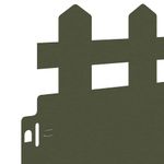 Casa si Gradina - Gradina si terasa - Garduri, panouri si accesorii - Borduri pentru gazon 10 pcs Verde masliniu 103 x 0,05 x 22 cm - Infinity.ro