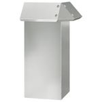 Casa si Gradina - Gradina si terasa - Garduri, panouri si accesorii - Gard pentru melci Argintiu 13,5 x 13,5 x 25 cm Otel Galvanizat - Infinity.ro