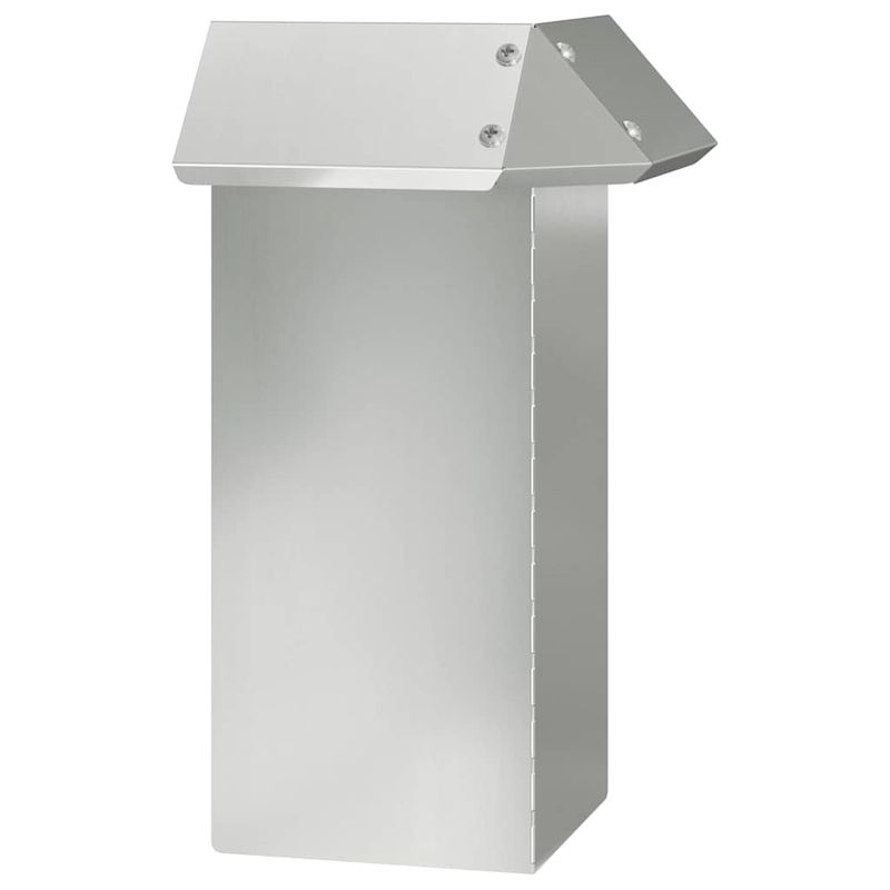 Casa si Gradina - Gradina si terasa - Garduri, panouri si accesorii - Gard pentru melci Argintiu 13,5 x 13,5 x 25 cm Otel Galvanizat - Infinity.ro